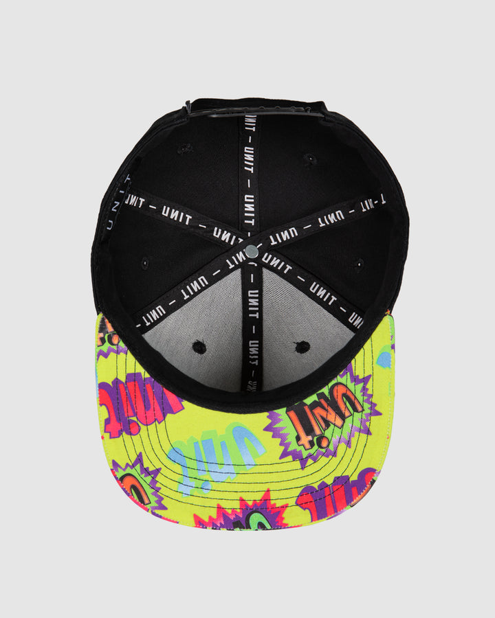UNIT Stomp Youth Flat Peak Snapback Cap