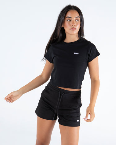 Recap Baby Tee Black