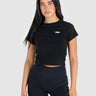 Recap Baby Tee Black