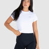 Recap Baby Tee White