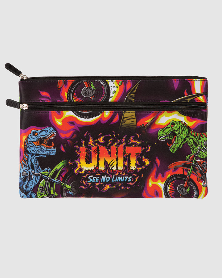 UNIT Flame Rex Double Pencil Case