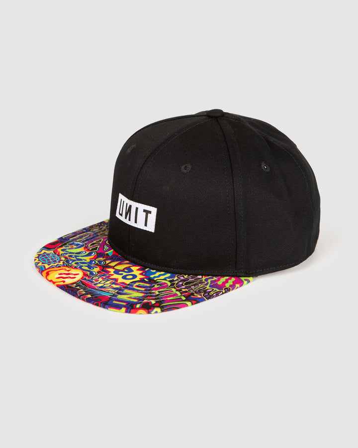 UNIT Fizzle Youth Flat Peak Snapback Cap