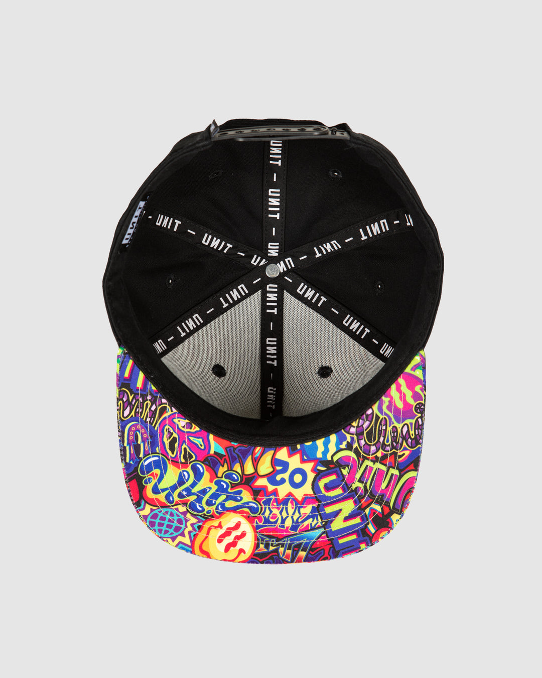 UNIT Fizzle Youth Flat Peak Snapback Cap