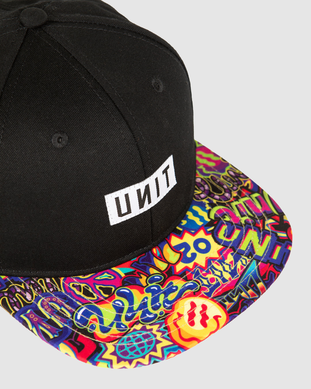 UNIT Fizzle Youth Flat Peak Snapback Cap