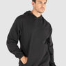 Central Hoodie washed black