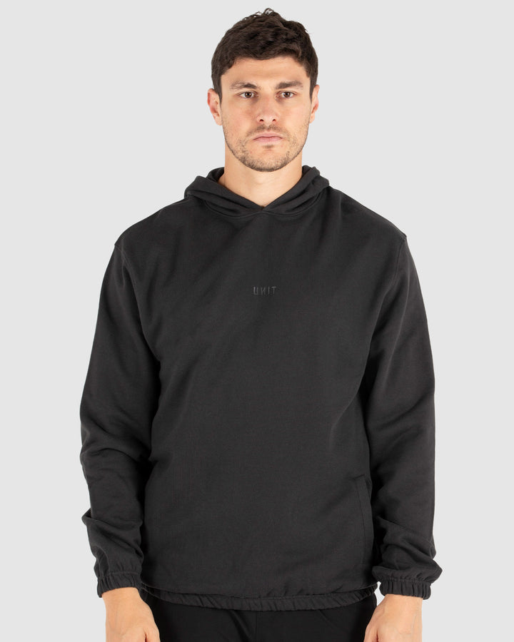 Central Hoodie washed black