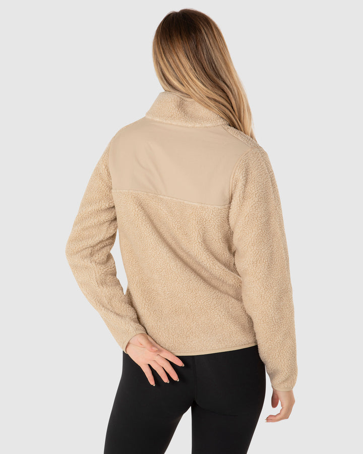 UNIT Expedition Ladies Half Pile Zip Thru Jacket