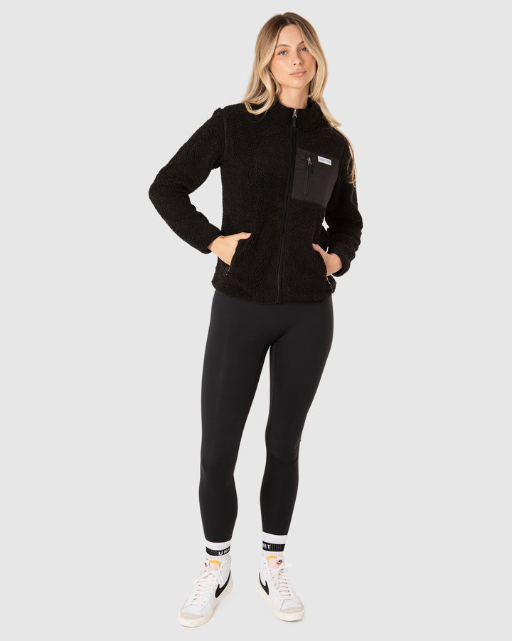 UNIT Expedition Ladies Half Pile Zip Thru Jacket