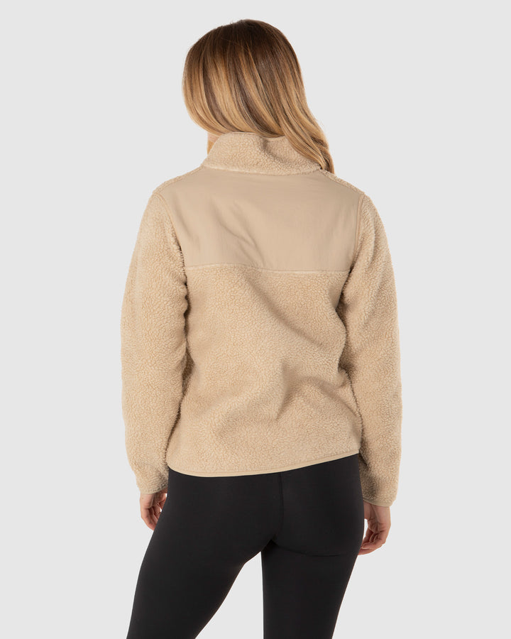 UNIT Expedition Ladies Half Pile Zip Thru Jacket