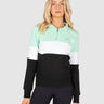 Coco Half Zip Sweater Mint