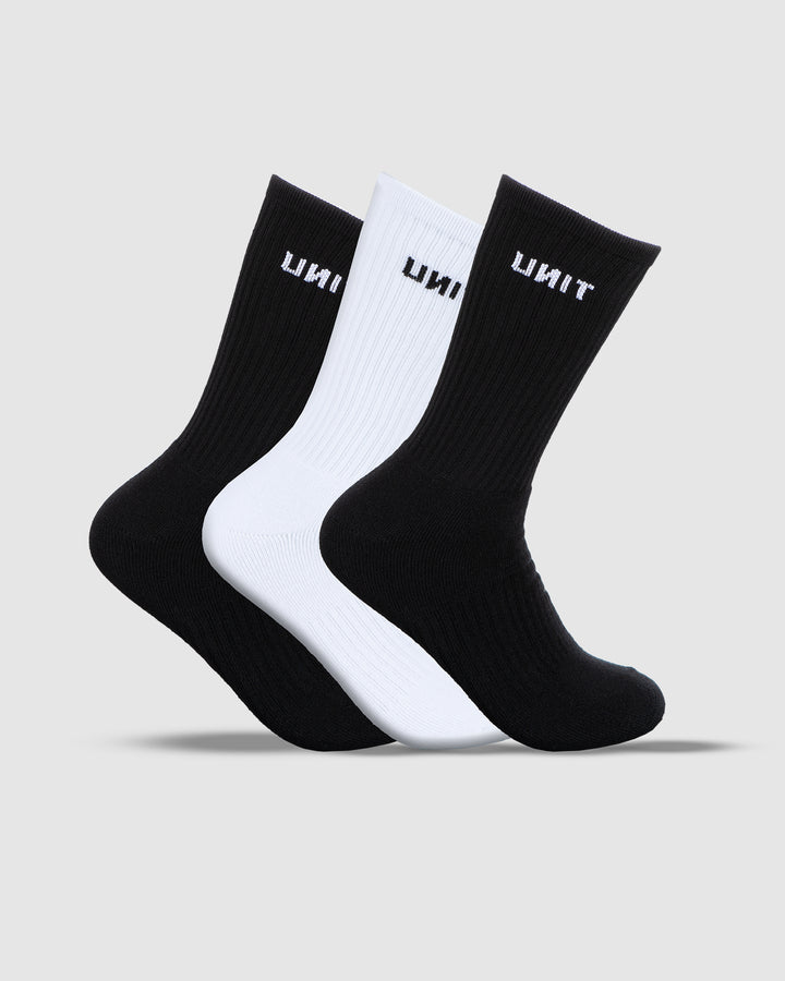 UNIT Cotton Crew Men's Socks 3 Pack