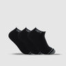 Men's Bamboo Ankle Socks 3-Pack Black 