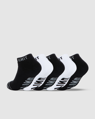 UNIT Men's Bamboo Ankle Socks -  5 Pack