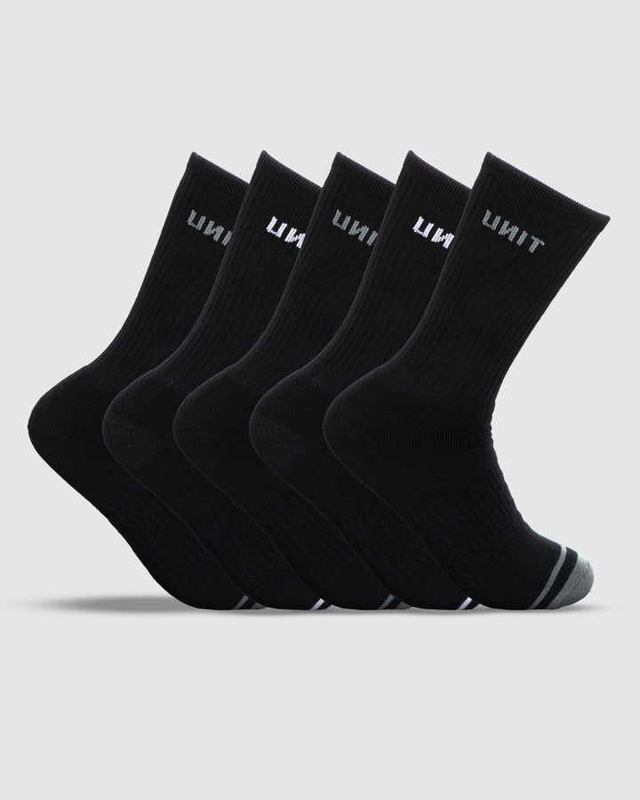 UNIT Crew Hi Lux Men's Socks - 5 Pack