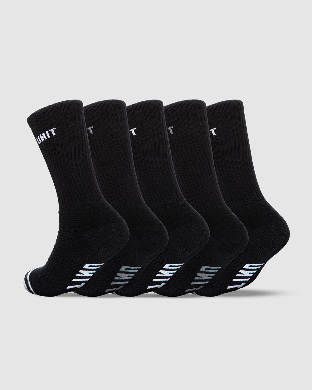 UNIT Crew Hi Lux Men's Socks - 5 Pack