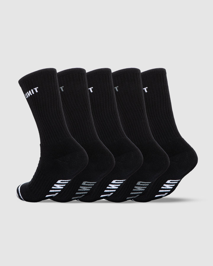UNIT Crew Hi Lux Men's Socks - 5 Pack