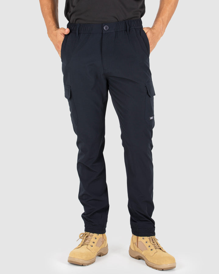 UNIT Mens Cuffed Cargo Flexlite Utility Pants