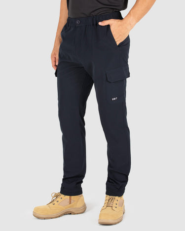 Mens Cuffed Flexlite Utility Pants Navy