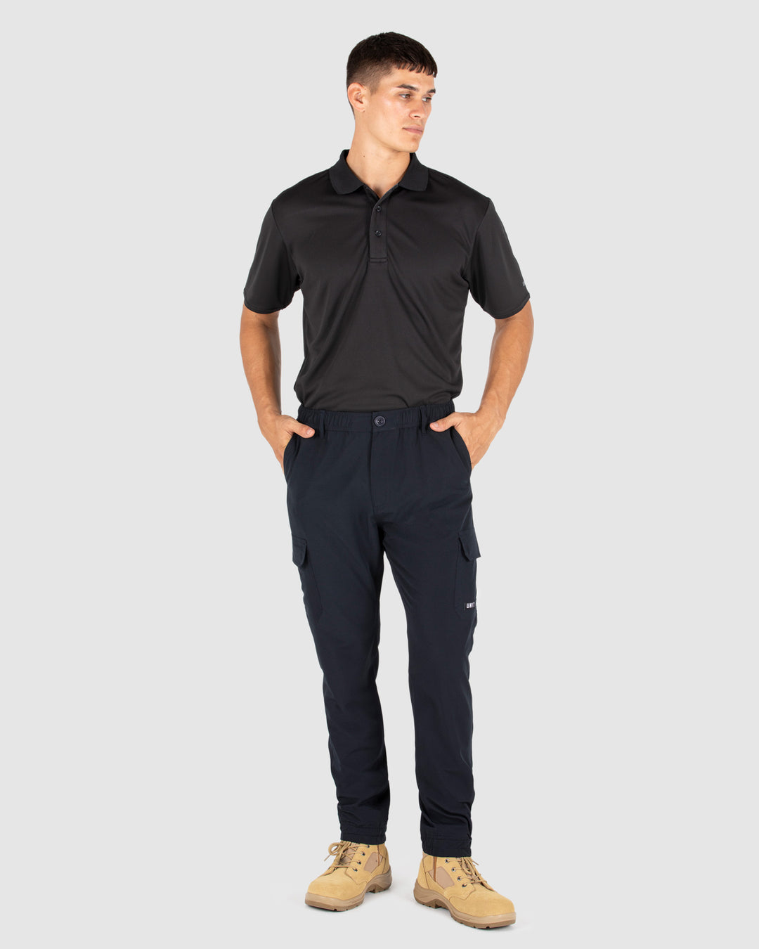 UNIT Mens Cuffed Cargo Flexlite Utility Pants