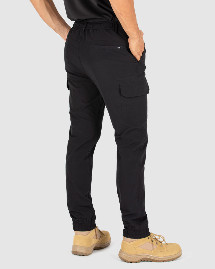 UNIT Mens Cuffed Cargo Flexlite Utility Pants