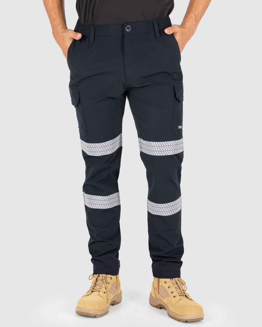 UNIT Mens Flexlite Reflective Utility Pants.