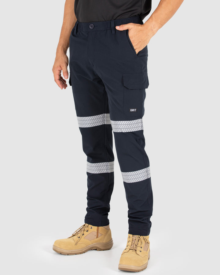 UNIT Mens Flexlite Reflective Utility Pants.