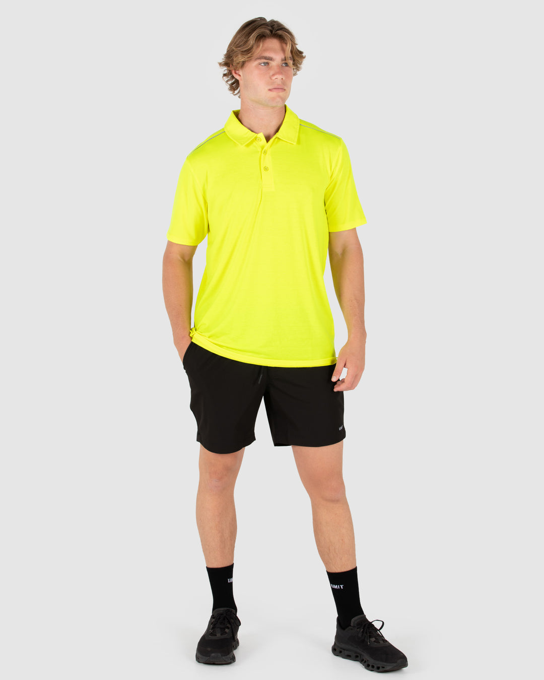 Elite Flex Hi-Vis Polo Yellow