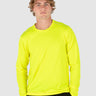 Elite Flex Hi-Vis Long Sleeve Tee Fluro Yellow