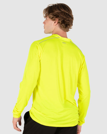 Elite Flex Hi-Vis Long Sleeve Tee Fluro Yellow