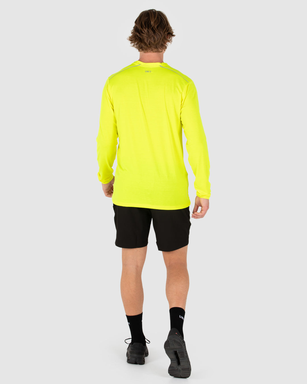 Elite Flex Hi-Vis Long Sleeve Tee Fluro Yellow