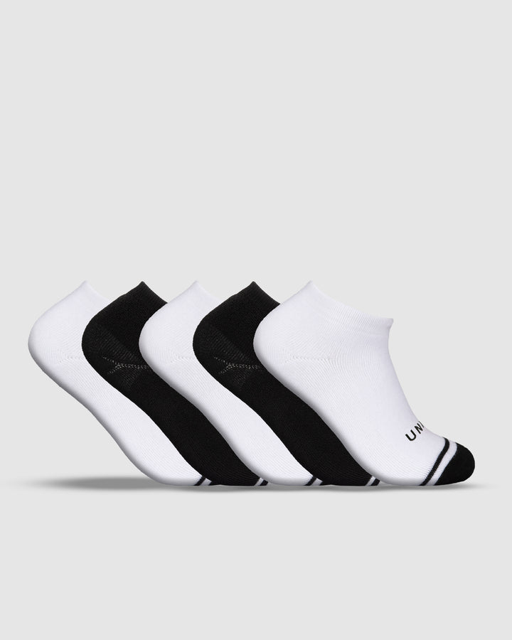 UNIT No Show Ladies Bamboo Socks - 5 Pack