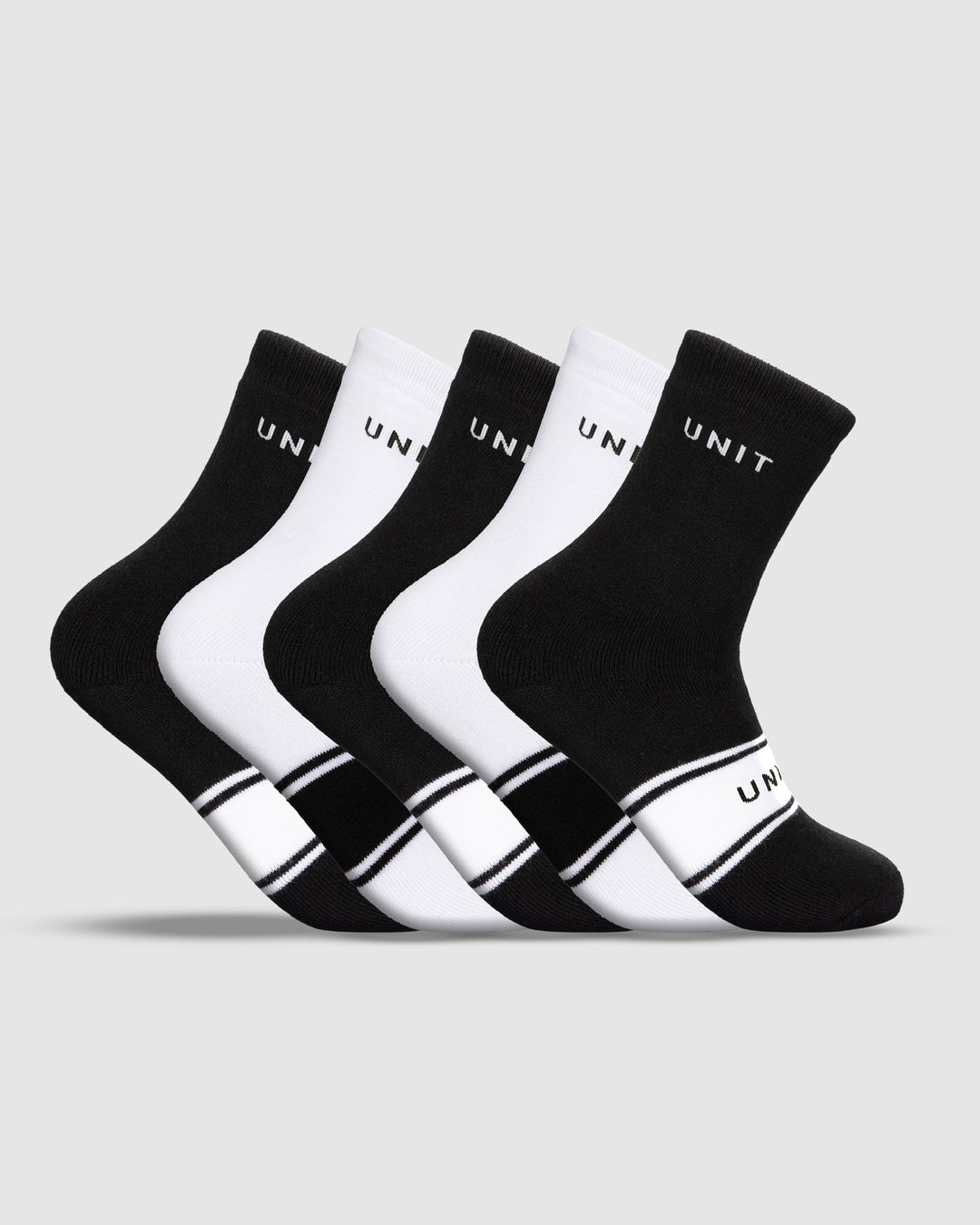 UNIT Crew Ladies Bamboo Socks (5 Pack)