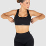 Glide Cross Sports Bra Black