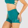 Glide Mini Shorts Forest Green