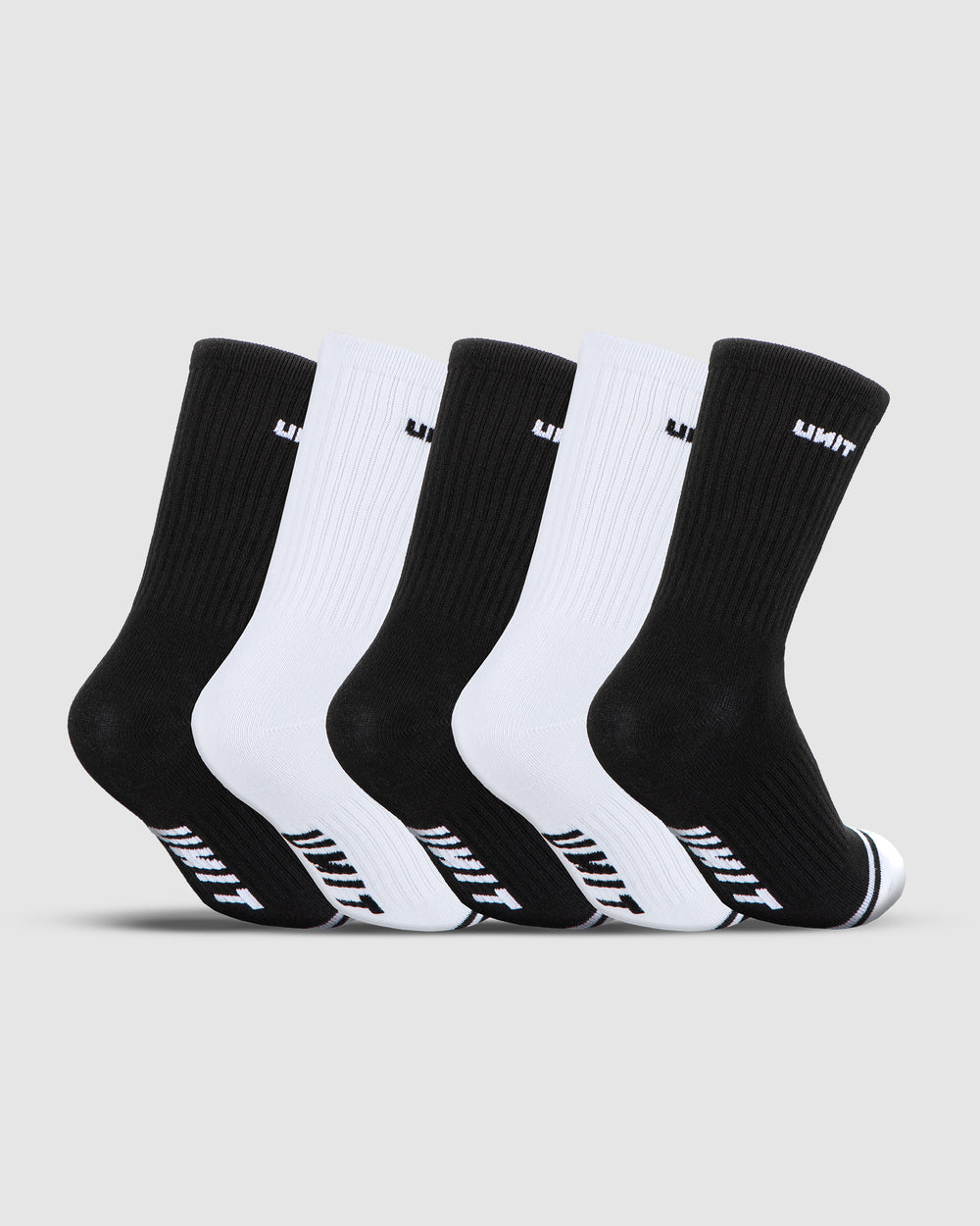 UNIT Crew Youth Hi-Lux Socks (5 Pack)