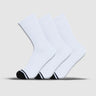 Youth Crew Socks (3 Pack) White