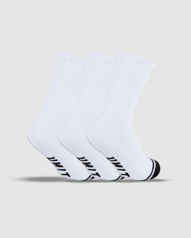Youth Crew Socks (3 Pack) White