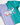 Kids Shine Tee Persian Teal
