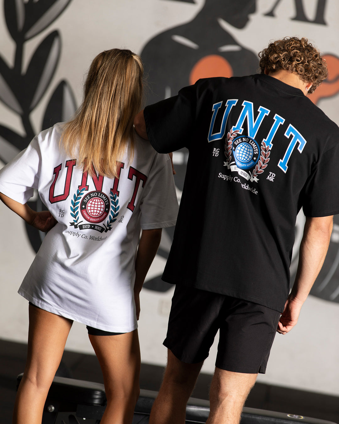 Track Oversized Tee White
