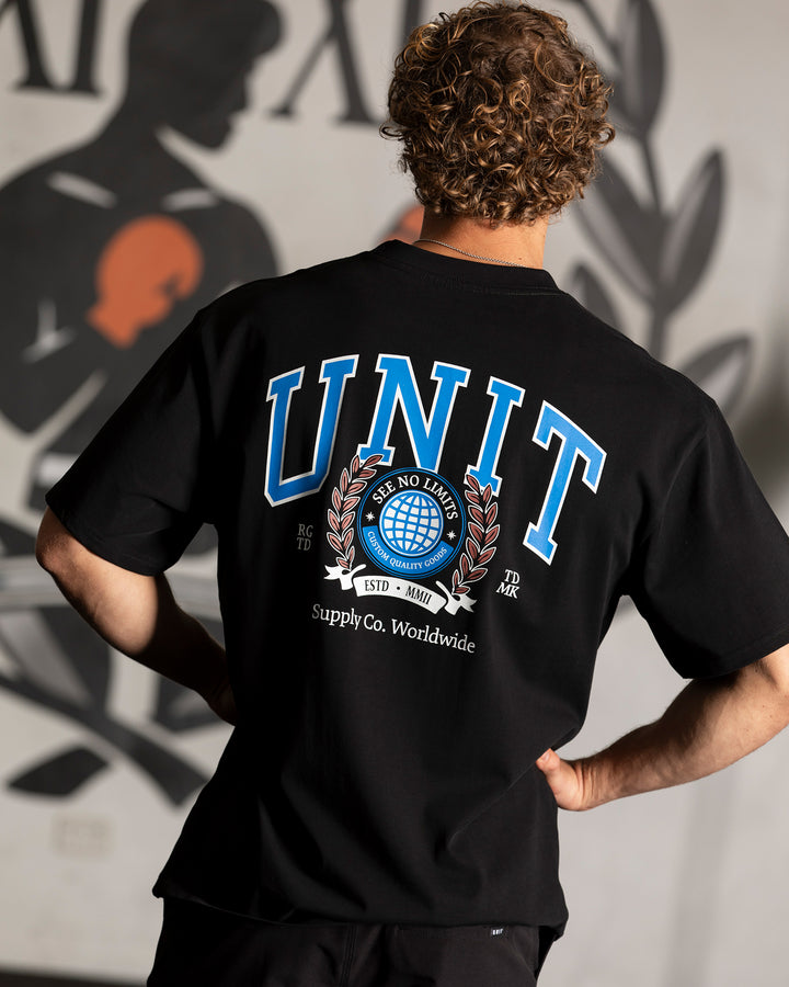 Track Oversized Tee Black