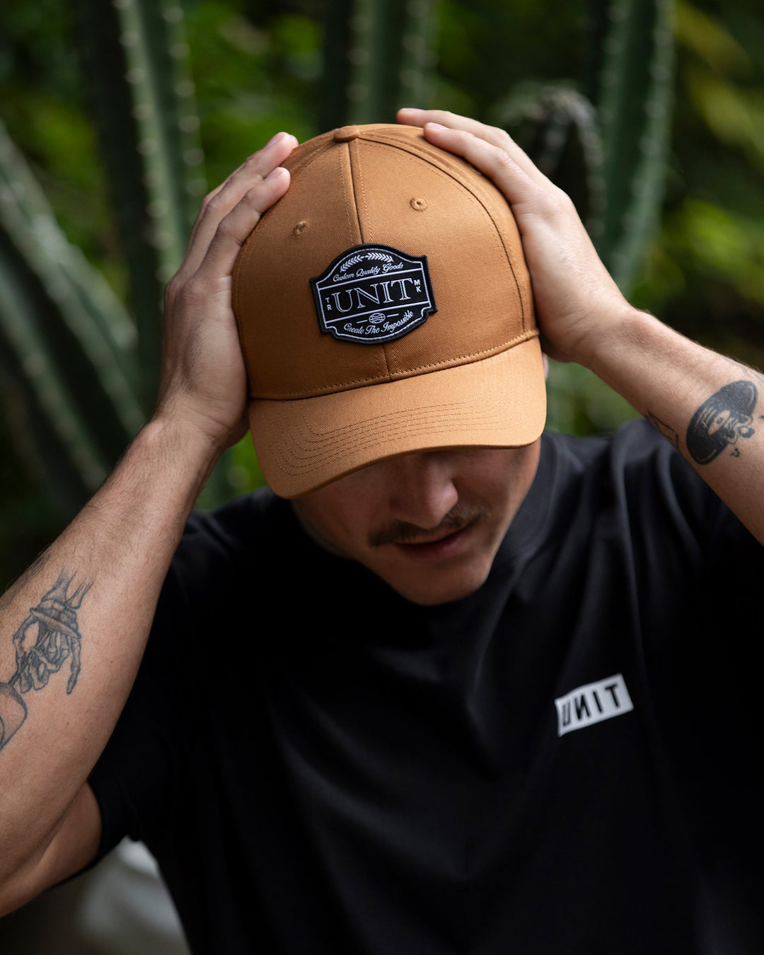 Compass Snapback Brown