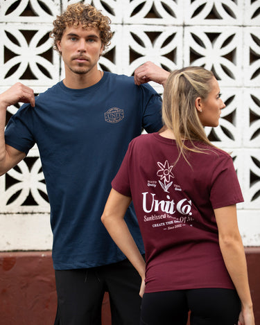 Compass Tee Navy