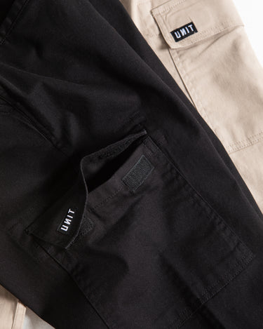 Pivot Cuffed Cargo Pants black