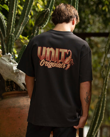 Claw Oversized Tee Washed Black