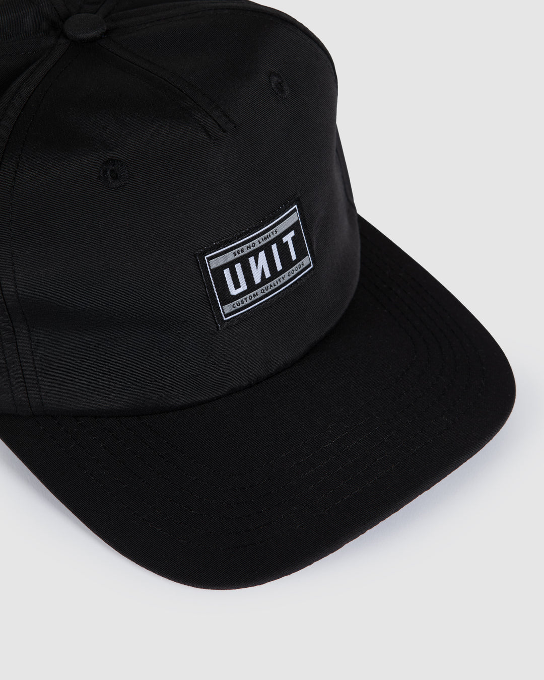 Static Unstructured Strapback Black