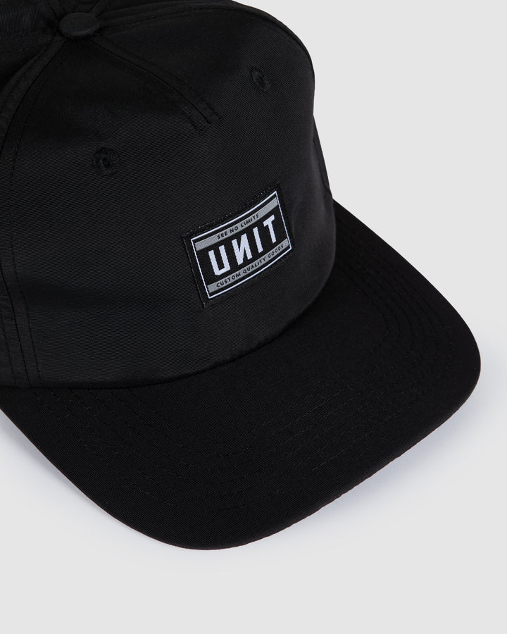 Static Unstructured Strapback Black