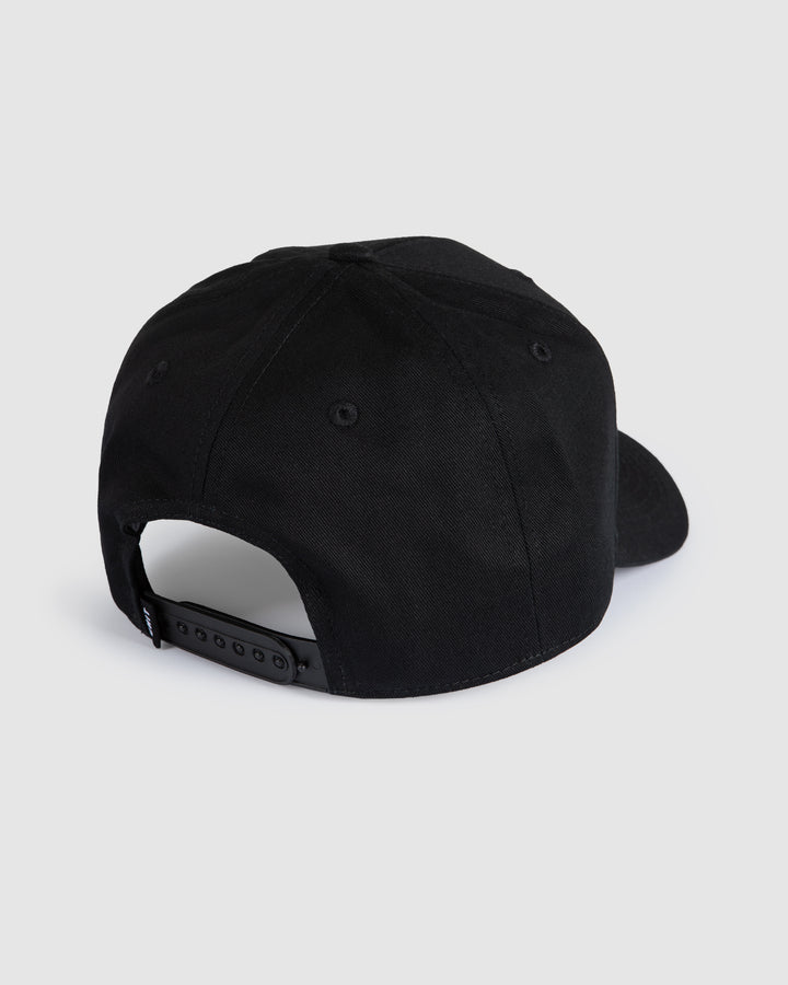Compass Snapback Black