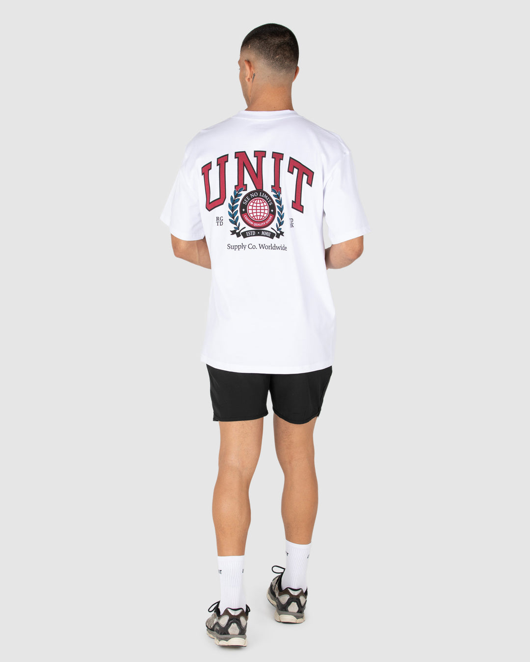 Track Oversized Tee White