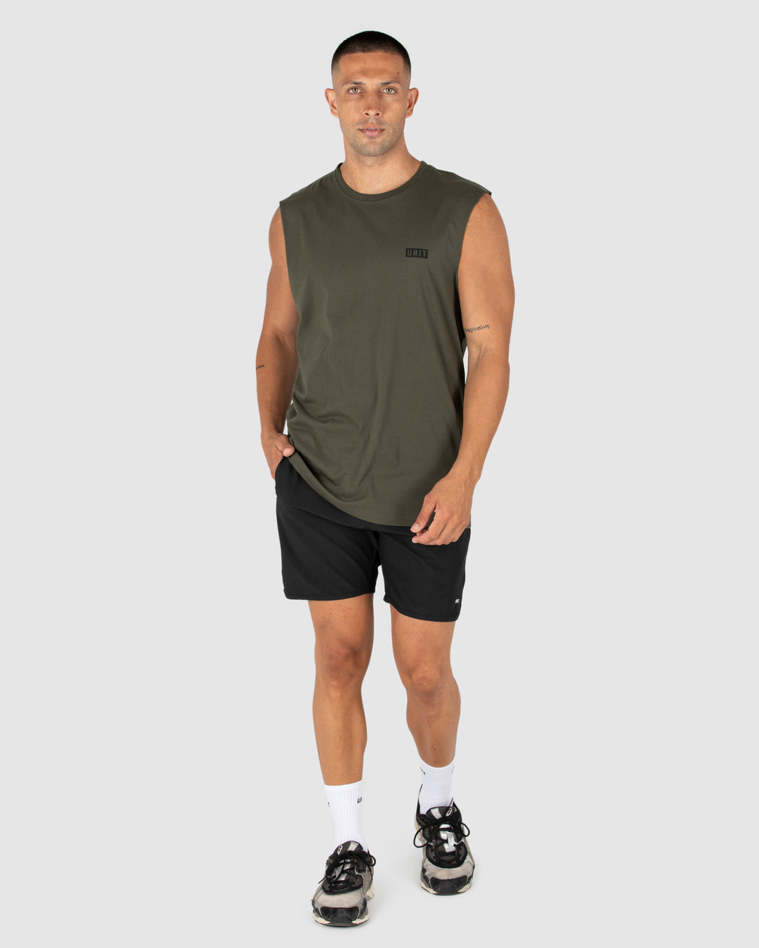 Case Muscle Tee Military