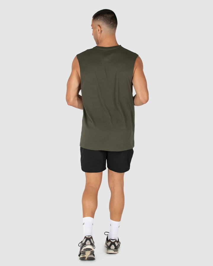 Case Muscle Tee Military